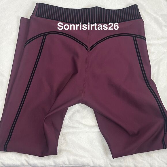 Alo Yoga Airlift HW 7/8 Line Up Legging in Burgundy Sold Out Limited Edition - Picture 8 of 8